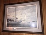 Friendship Sloops - Signed and Numbered by Carlton