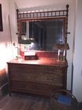 Hemingway style victorian dresser
