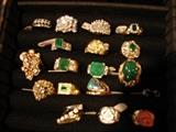 Emeralds, diamonds, clusters, large stones, all price ranges