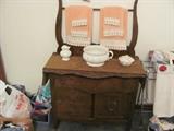 well kept commode