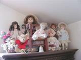 Collectible dolls...many not pictured