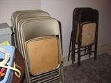 4 sets of folding chairs