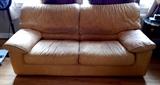 Roche Bobois Italian Leather sofa - needs cleaning