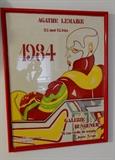 Agathe Lemaire lithograph 1984 French Gallery poster
