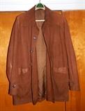 Hermes brown suede jacket