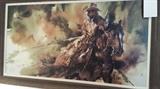 Cowboy art, signed