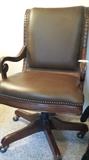 Leather office chair