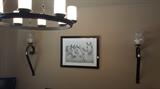 Sconces and horse art