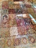 Silk area rug