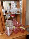 More Fenton, glassware, etc.