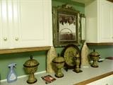 Kitchen Display groupings - very pretty decorative items for any area of the house