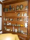 Collectibles in built in case