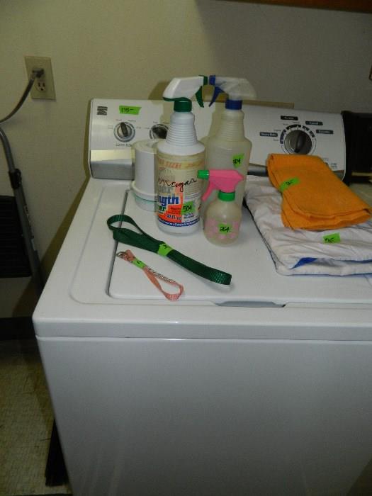 Washer - various miscellaneous laundry items
