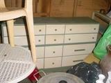 Nice painted 50's dresser...great for bedroom...or craft storage