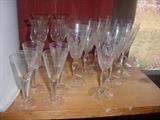 Some of the fine crystal glass