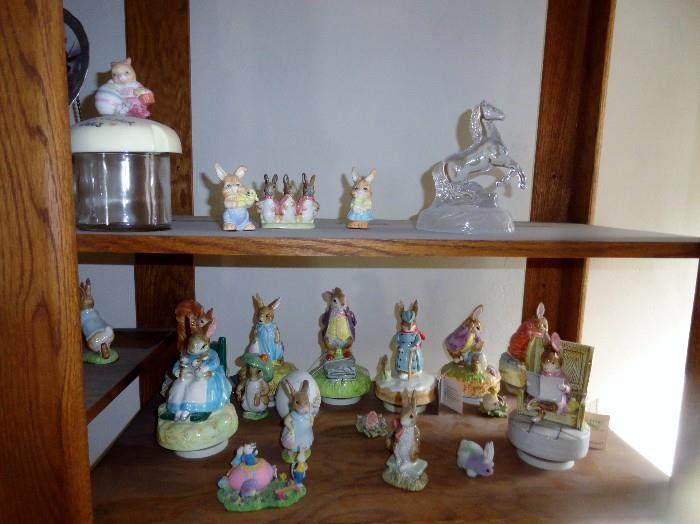 Beatrix Potter Bunny Music boxes