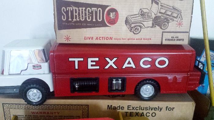 vintage Texaco truck , unused with orginial box
