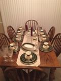 Noritake Fitzgerald 10 place setting plus extras and serving pieces 