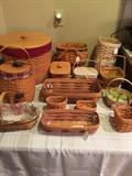 Longaberger baskets , some retired 