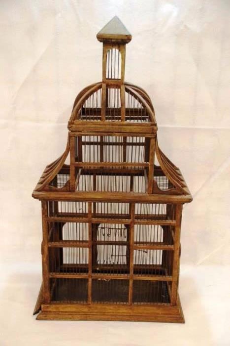 Vintage Decorator Birdcage W/ Removable Tray