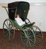 Victorian Original Condition Perambulator