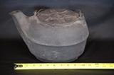 Antique A & J Cast Iron Cook Stove Kettle