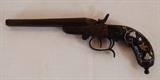 Antique Double Barrel .320 Caliber Pistol