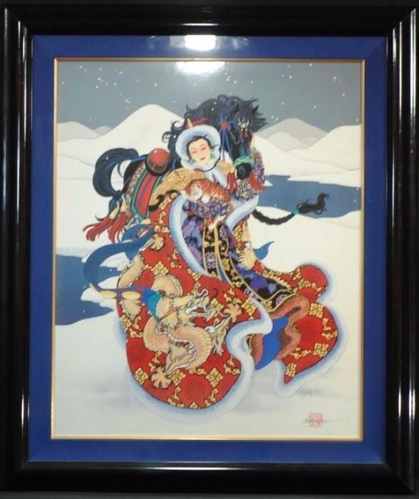 Carolyn Young Signed Serigraph "Timeless Devotion"