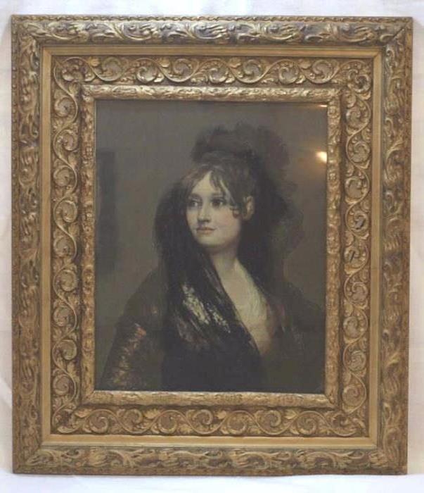 Antique Frame Goya Replica Print