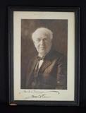 Autographed Thomas Edison Photo