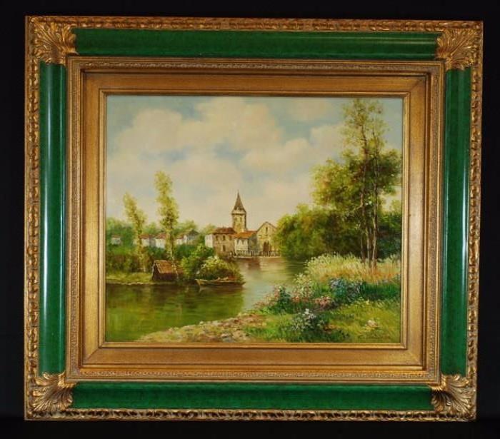 Siogned C. Weidman Oil Painting