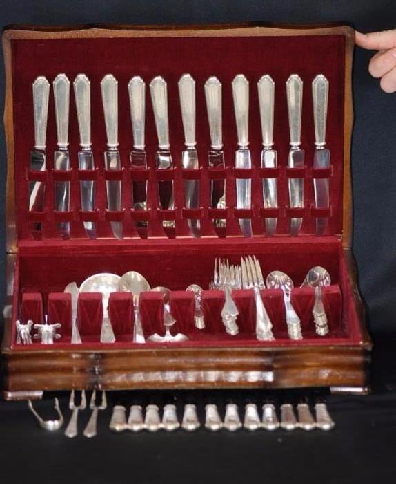 96 Pc Sterling Silver Ware Set Lunt