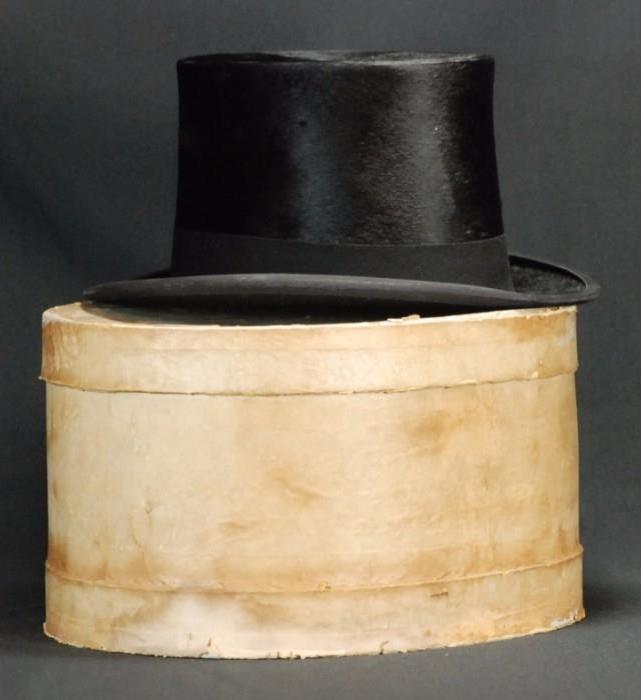 Antique Beaver Top Hat