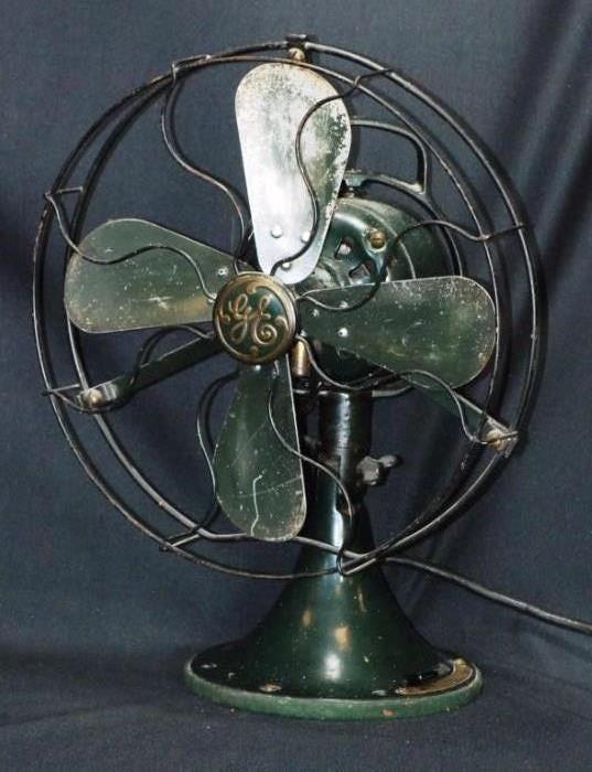 Vintage General Electric Metal Three Speed Fan