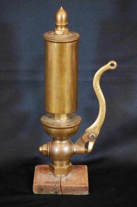 Antique Buckeye Brassworks Steam Engine Whistle