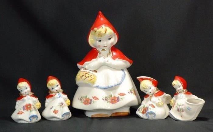 Hull Little Red Riding Hood Cookie Jar