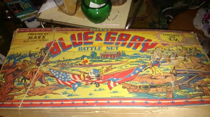 Marx Blue & Gray Battle Set