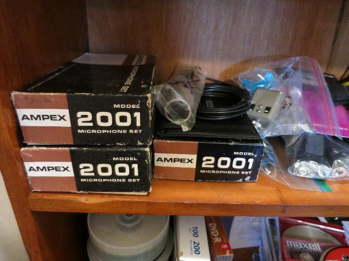 Ampex Model 2001 Microphone Sets