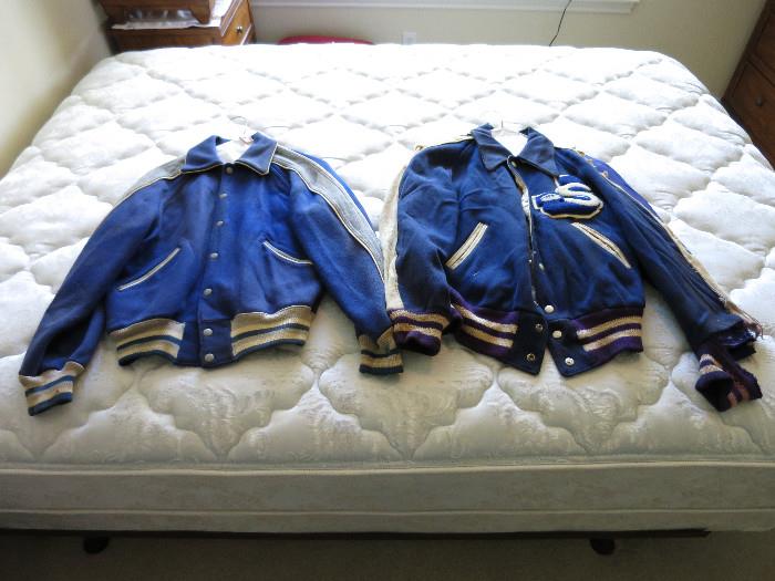 Early 50s St. Joseph High School Jackets, Queen Size Spring Air Bed and Frame