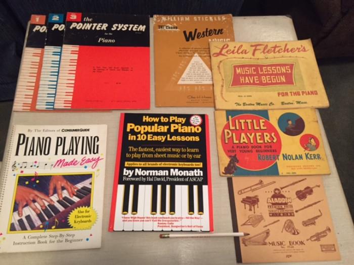 Piano Books With Many More On The Shelf About Player Pianos.