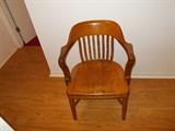 VINTAGE Oak "Court House" Chairs - there are 9 of these - will be sold individually - some have labels - some have metal plates - ALL are beautiful!!!!!!!!!  We sold 8 of the 9 chairs on Saturday!!!!!!!