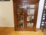 Front of VINTAGE Cabinet housing Doll House - GREAT SET!!!!!!!!!!!!!!