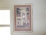 Casa de Fesa - Hammond Heritage Day Poster - Bahm/Patenotte artists - 211/700 - 33.5" tall - 22" wide - a classic of Hammond's former downtown hotel long gone.......