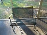Metal Glider Patio "Sofa"......we have 2 of these - will be sold separately!!!!!