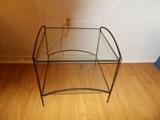 Metal & Glass (top & bottom) Table.....