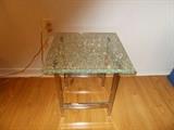"Crackled" Glass Table......