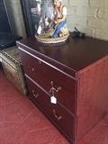 Two drawer file cabinet