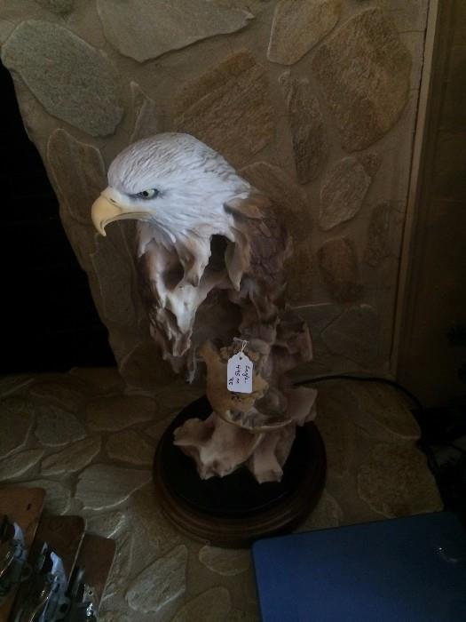 "Eagles Domain" sculpture
