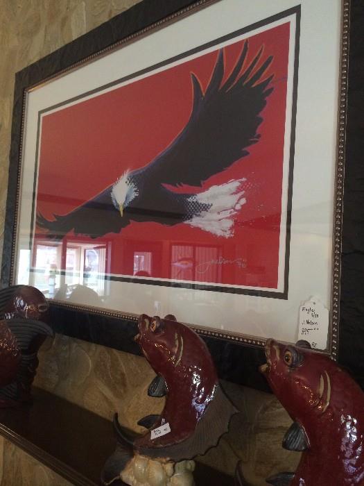 J Nelson art of eagle  (7/70)