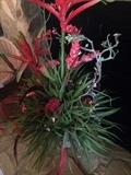 One of several floral arrangements